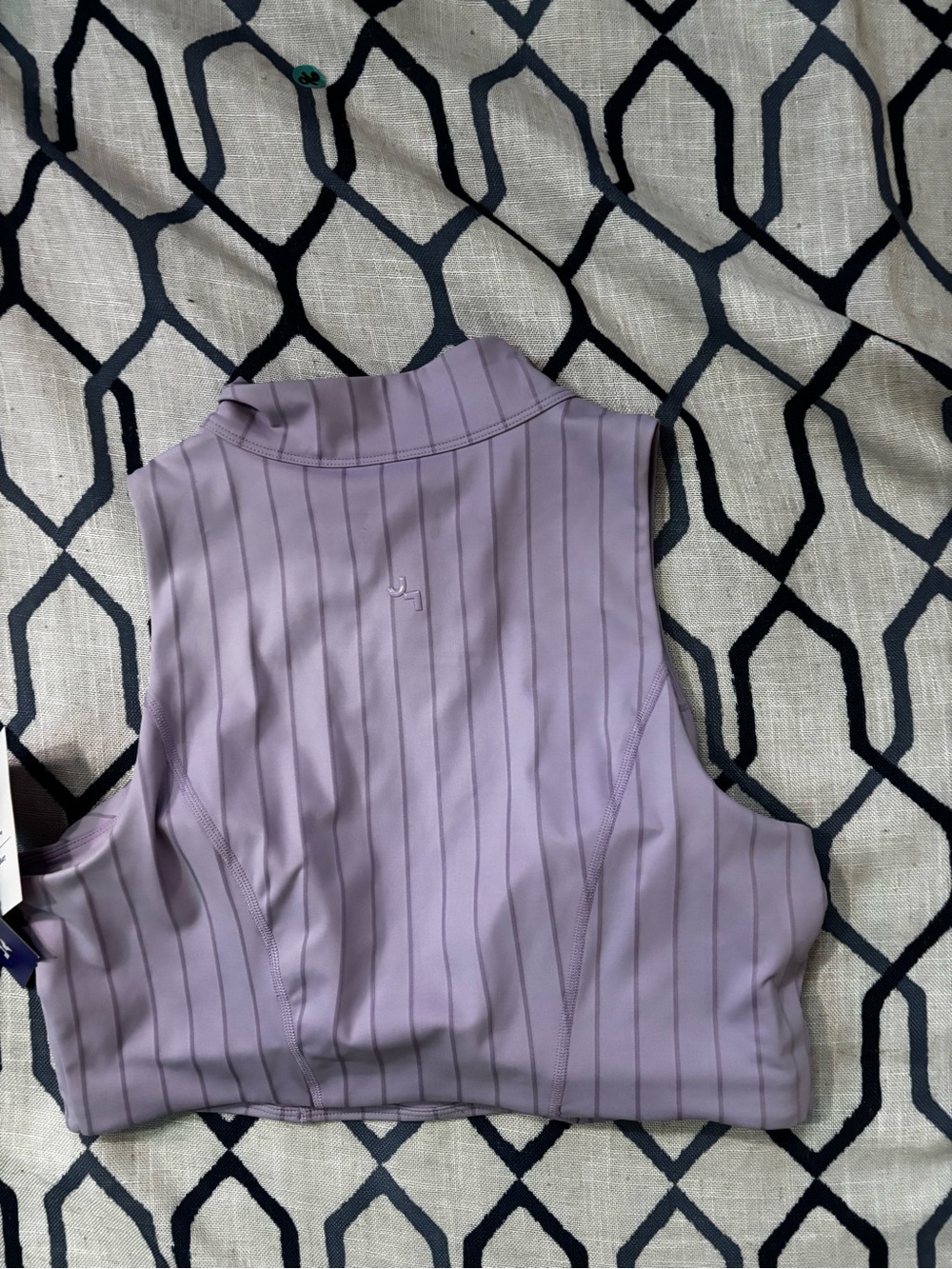 NWT JoyLab Women's High Neck Long Line lavender Bra - Size XL - Picture 4 of 5